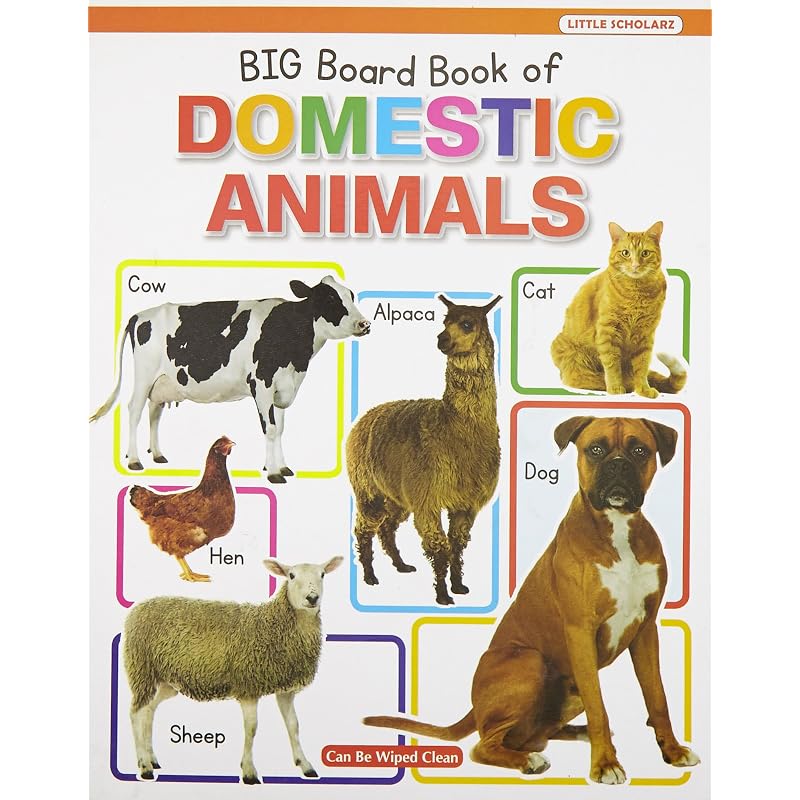New Big Board Book of Domestic Animals The present book provides great knowledge of Domestic