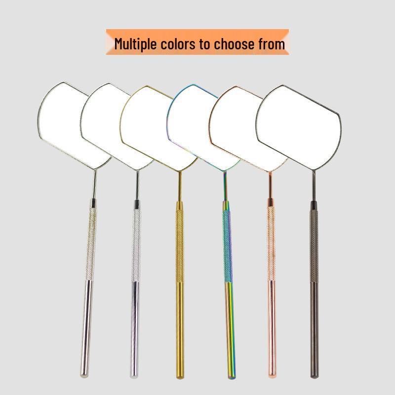 Beschlagsfreier Wimperninspektionsspiegel aus Edelstahl für Extensions