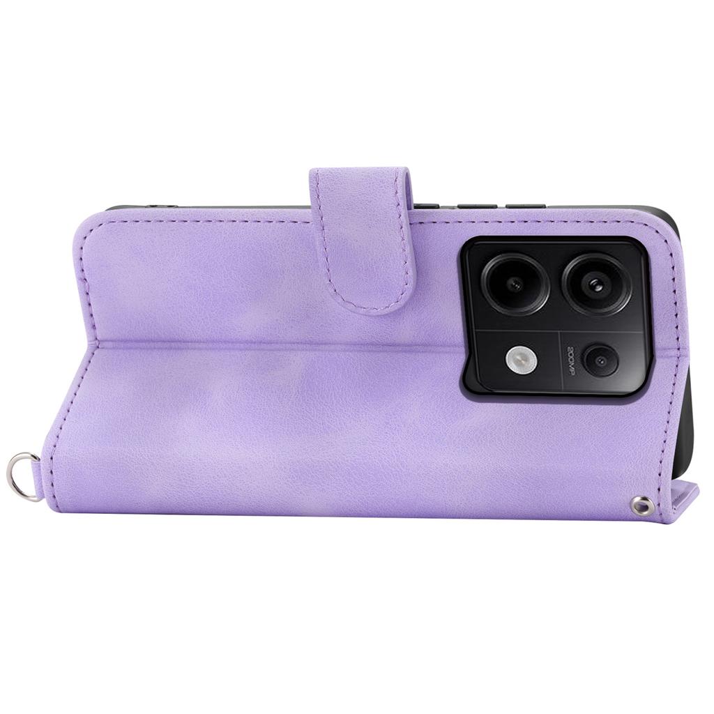 For Xiaomi Redmi Note 13 Pro 5G/Poco X6 5G Case Multi Card Slots PU Leather Cover Flower Pattern