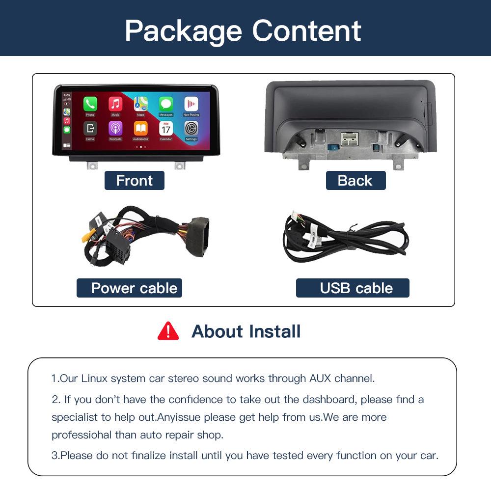 BMW 1-5 Series Wireless Carplay & Android Auto Multimedia Touchscreen