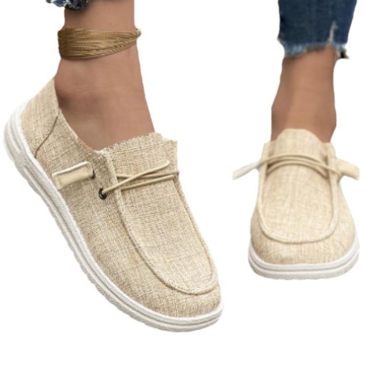 2023 Large Size Flat-Bottomed Casual Shoes for Middle-Aged and Elderly Women