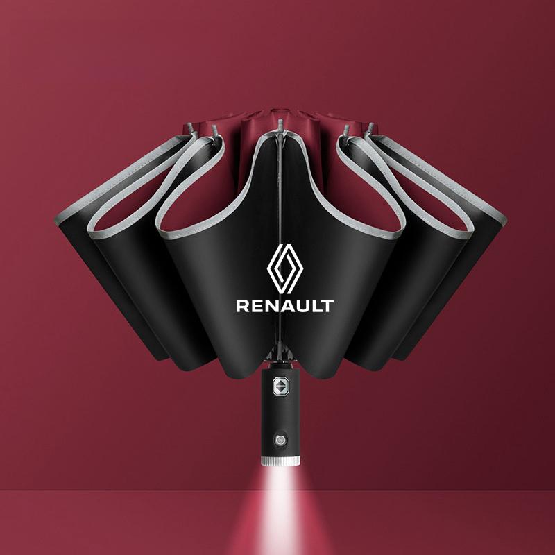 

Interior Stickers For Renault Duster Megane Kadjar Laguna Talisman Captur Clio Scenic Car Led Light Automatic Folding Windproof коричневый