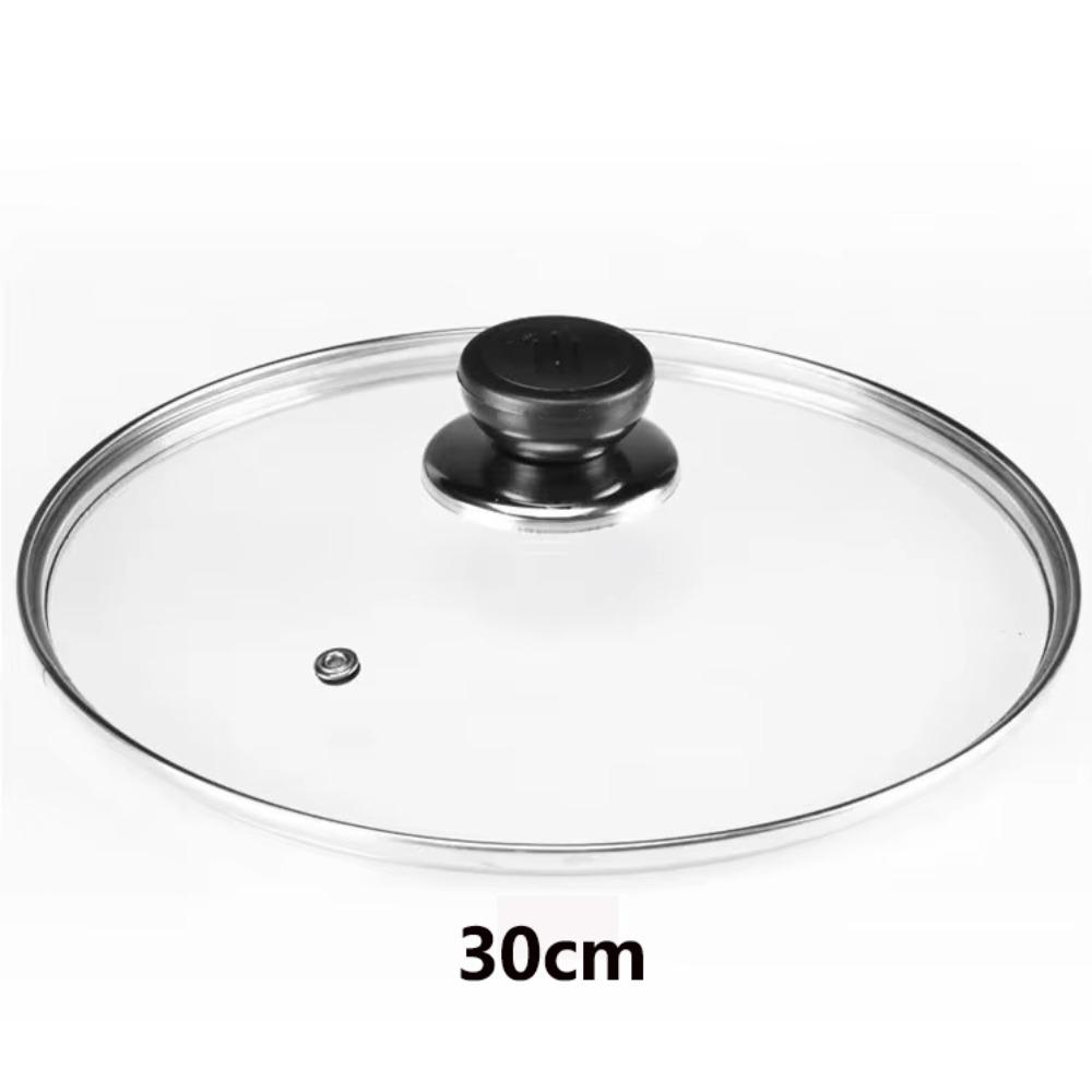 Universal Pot Cover Tempered Glass Pot Lid Durable Wok Pan Lid  Kitchen Accessories