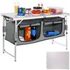 Camping Kitchen Table Quick Set-up Folding Camping Table Camping Table for Outdoor Picnics BBQ Camping RV Traveling