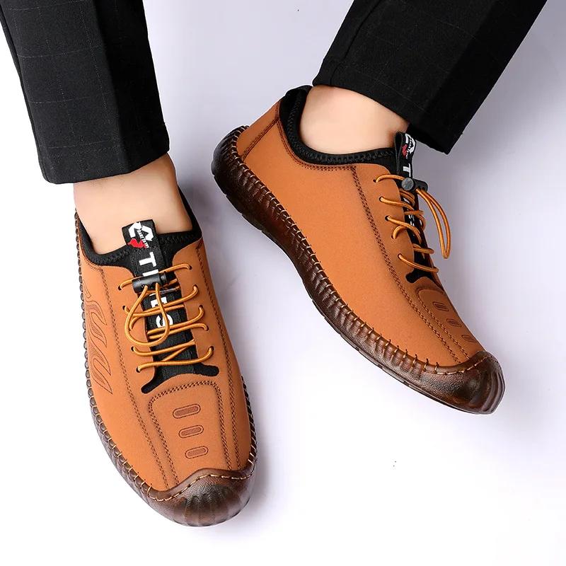 Модная мужская повседневная обувь с принтом — фото 6