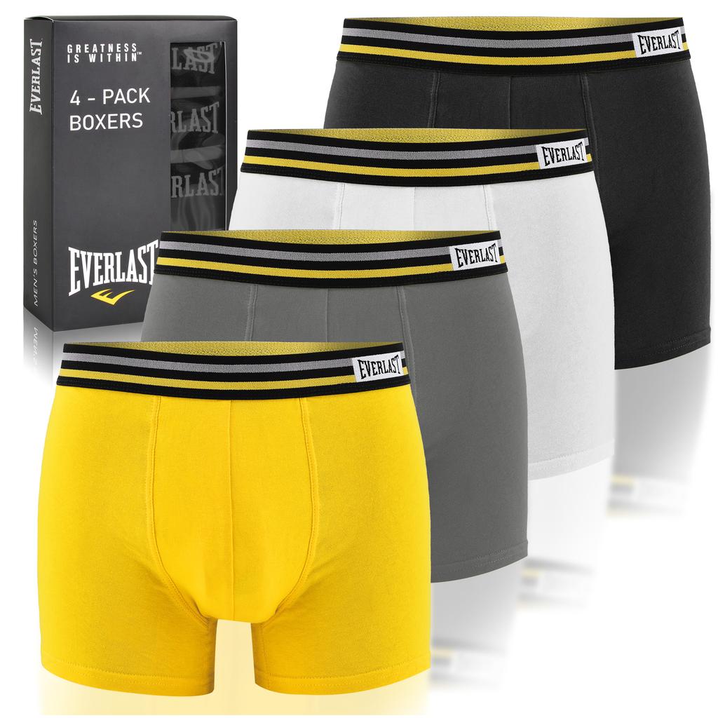 Everlast Bokserki Męskie Ev004 Kolor Bawełna 4 Sztuki 