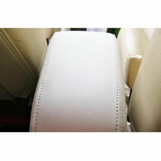 Sale Beige Leather Console Lid Armrest Cover For Hyundai 2006-2013 Tucson
