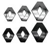 2026 Hot For Renault Hub Caps For Renault Megane 2 3 4 Twingo Clio Talisman Captur Sandero Car Front Grille Emblem Rear trunk Lo