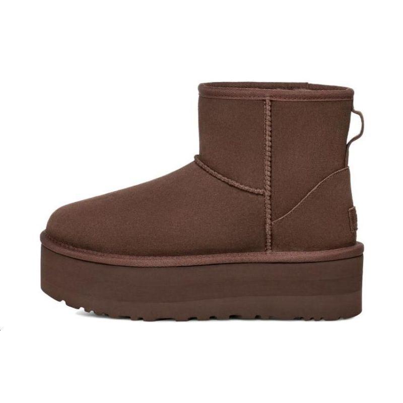 UGG Classic Mini Platform Burnt Cedar Women's Sneakers 1134991-BCDR cm colore marrone scuro