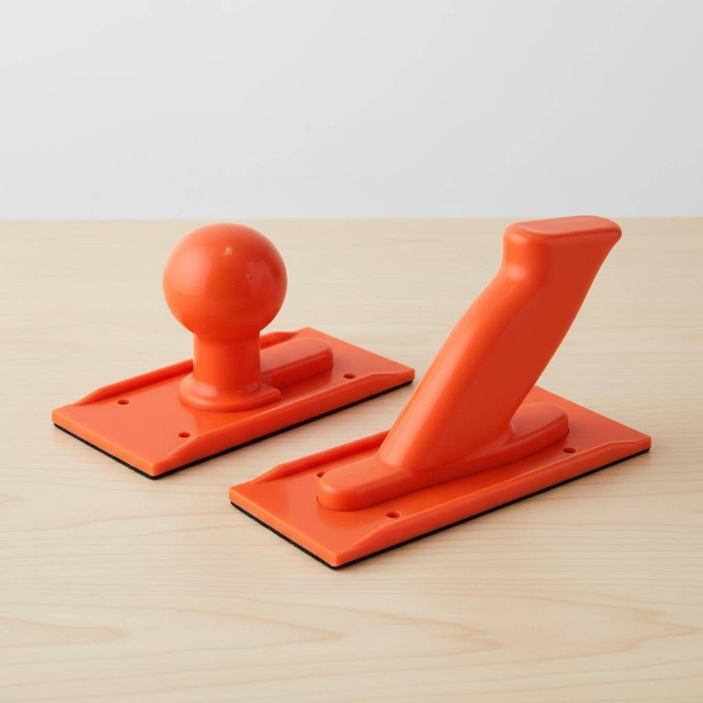 2 Pieces Woodworking Push Block Anti-Slip Grip Table Saw Push Block Safety Pusher High Visibility Power Tool Accessory