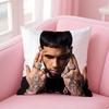 Rapper A-Anuel Aa Pillow Case Anti-Dustmite Pillowcase Invisible Zipper Silky Short Plush Sofa Cushion Cover