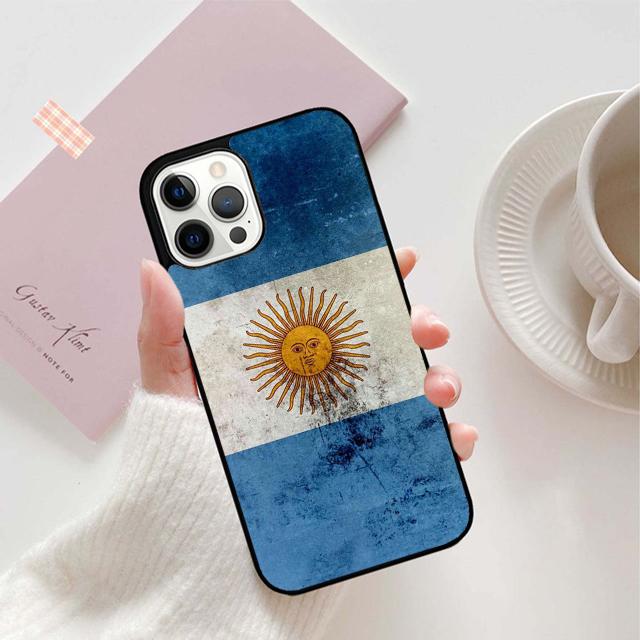 Argentina Flag Phone Case For iPhone 17 Air 15 16 11 12 13 14 Pro Max Cover For iPhone 17 Air Max Plus coque Fundas Shell