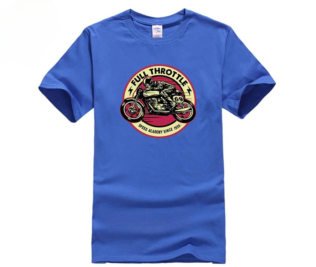 Vintage Motorcycle Zip Coat Tshirt Full Throttle Cafe Racer Special Edition Unisex Tee