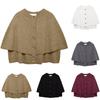 Damenmode Weihnachtsdruck Leichter Pullover Lässig Langärmlig Strick-Pullover-Oberteil