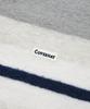 COVERNAT Striped Collar Knit Gray