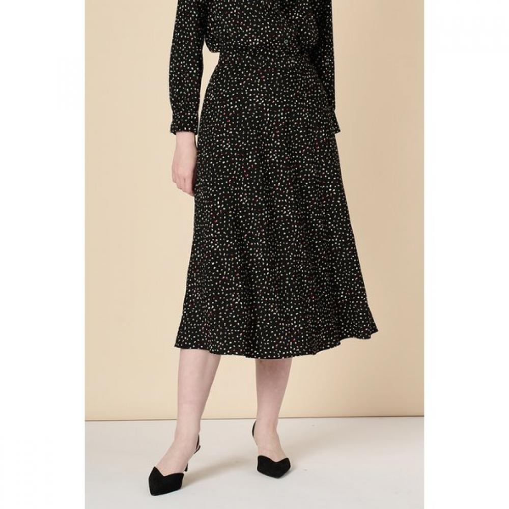 BCBG Gepunkteter Rock B3f8s225
