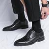 Fashion Men's Genuine Leather Shoes Classic Men's Pointed Dress Shoes Versatile Men's Professional Business Shoes Men's Casual Shoes