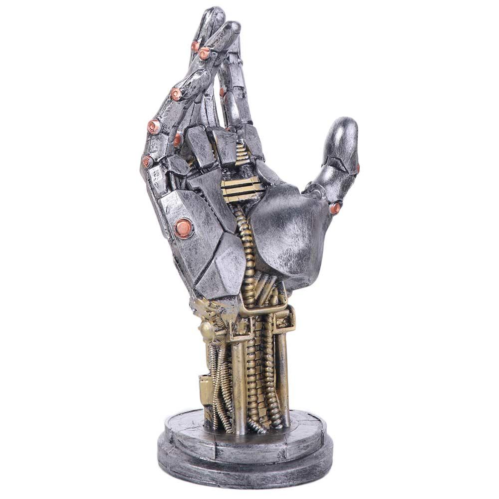 Sensory Toy Cyberpunk 3D Printed Stand Model Mechanical Hand Staute  Halloween Holiday
