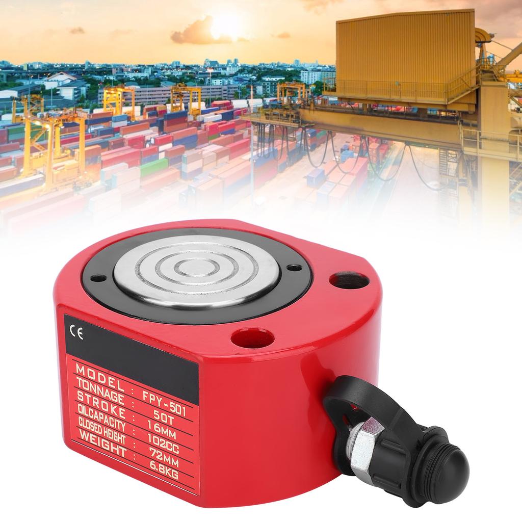 Separate Hydraulic Cylinder UltraThin for Shipbuilding Petroleum Industries FPY501 50T