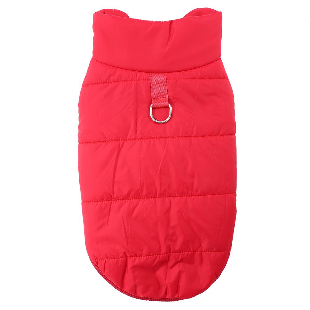 Windproof Dog Jacket For Small Medium Dogs Autumn Winter Warm With D-ring Puppy Clothes Chihuahua Schnauzer Pet Fleece Costume