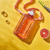 1Pcs Flat Square Transparent Water Bottle Portable Travel Canteen With Adjustable Strap Elegant Slim Bottle For Sport Camping