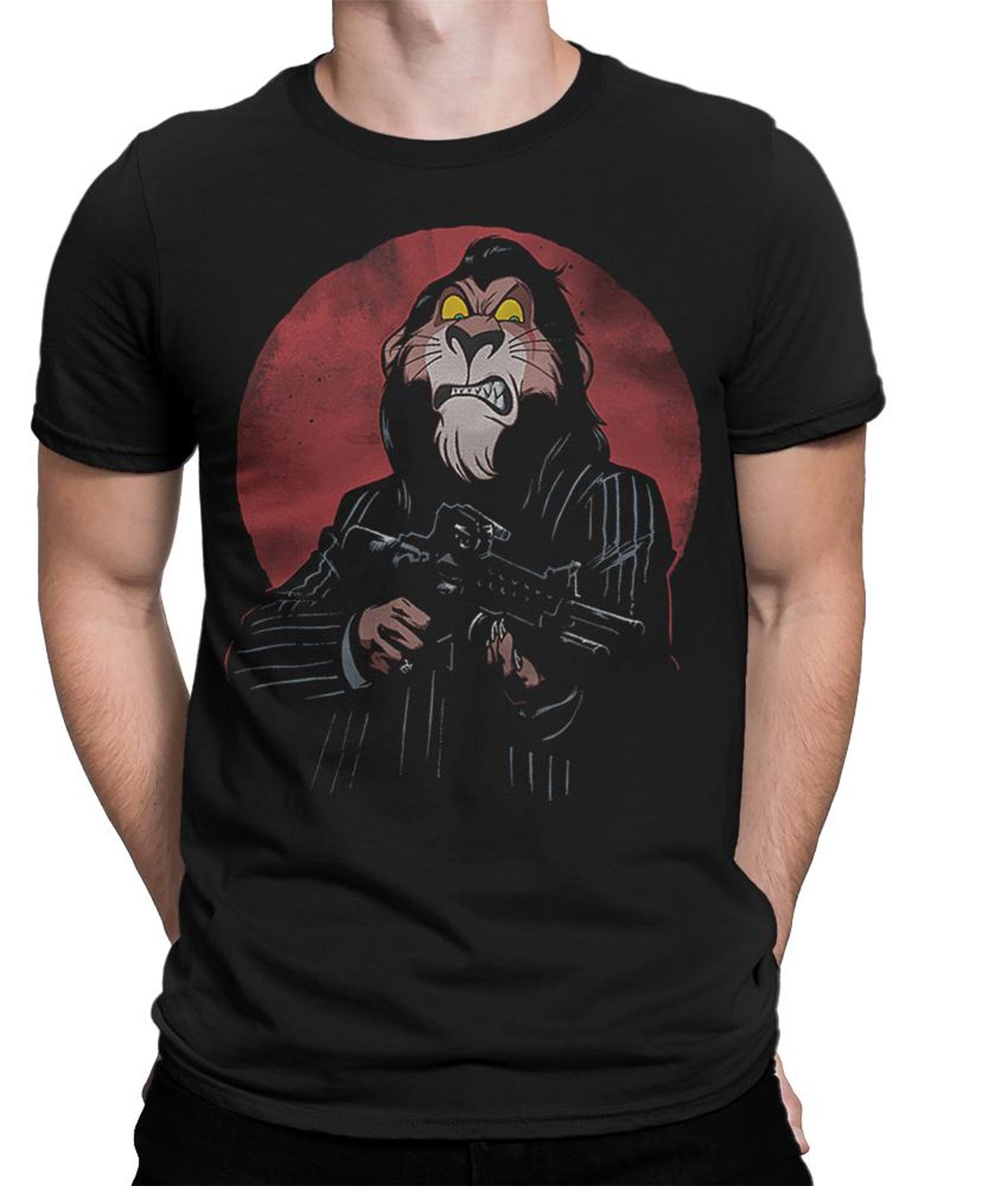 Scarface The Lion King Funny T-Shirt, Men s and Women s Sizes 3XL