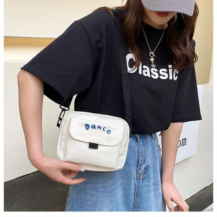 Ins Japanese Nylon Small Bag Women's 2025 New Korean Version Versatile Messenger Bag Casual Student Shoulder Small Square Bag
