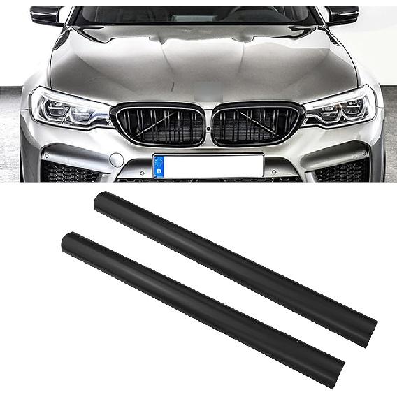 ontto Совместимо с BMW Накладки на V-образную распорку Передняя решетка для G01 C02 G05 G06 G07 G30 G38 G32 Черные декоративные накладки на V-образную распорку