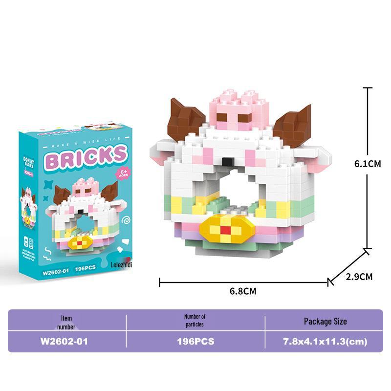 Lele Brothers Micro Building Blocks - Educational Small Animal Sets for Kids, Compatible with Lego, Boys' Toy Gifts