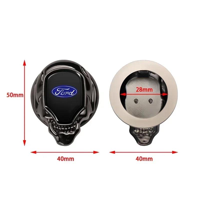 AJV1 Car Start Stop Button Interior for Ford Ranger Kuga Mustang Focus MK2 MK3 MK7 Ecosport Fiesta F150 Edge Protective Cover Sticker