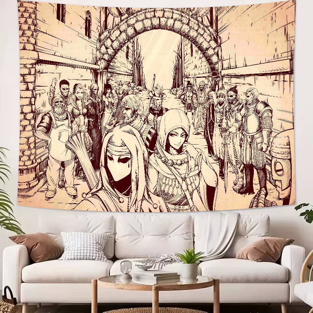 Large Cool Darkest Dungeon Video Gaming Popular Room Decoration Wall Tapestry Art Room Home Decor Wall Art Decor
