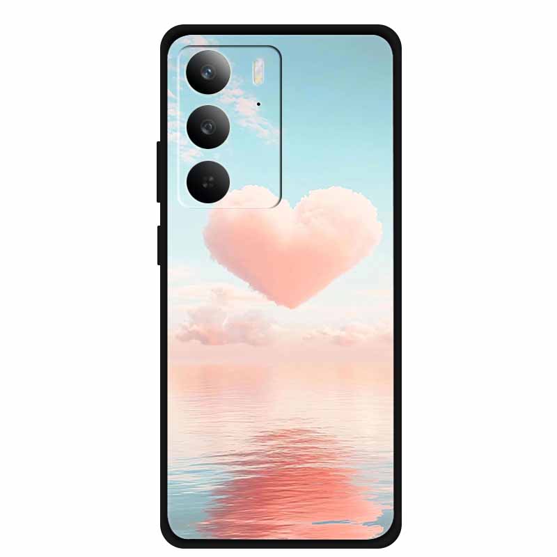 For Realme C75 4G Global C 75 Phone Case Cute Cats Back Cover TPU Soft Silicone Protector Gradient Shield Funda for Realme 14X