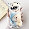 For Nothing Phone 3A Case A059 Cover Fashion Flower Soft Silicone Black Shockproof Cover On Nothing Phone3A 3 A 3APro A059P Capa