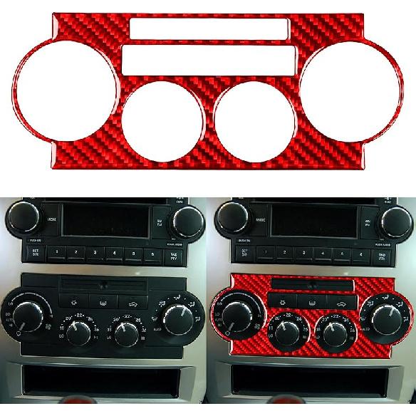 Real Premium Soft Carbon Fiber Interior Accessories Sticker Compatible with Chrysler 300 300C 2005 2006 2007 Car co 2006 Pilot Side Glove Box Storage