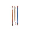 3-Piece Double-Headed Clay Tool Set: Rubber Pen, Polymer Clay, Carving Knife