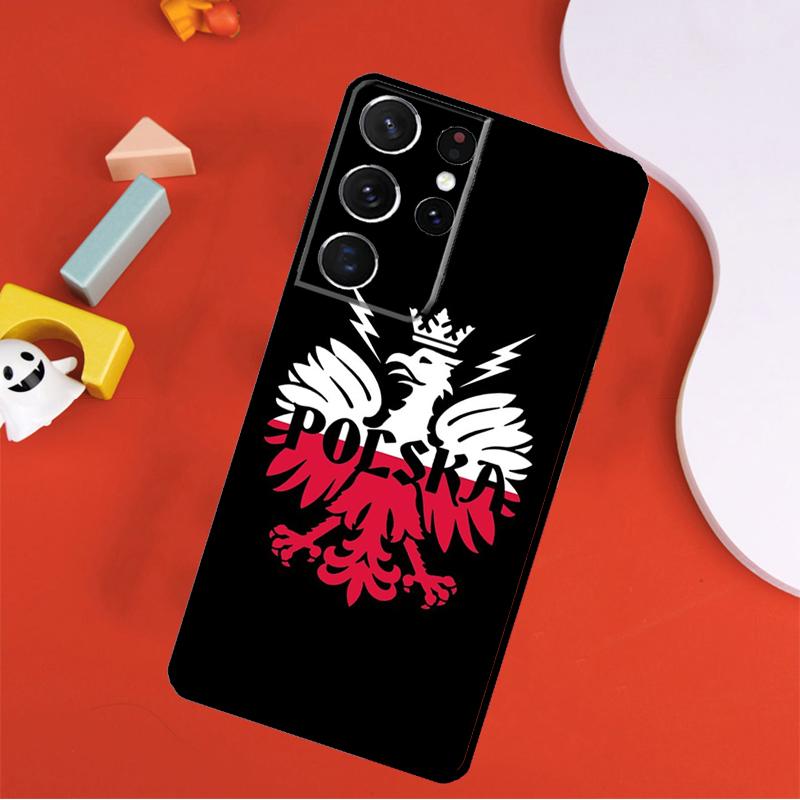 Polen Fahne Handyhülle Für Samsung Galaxy S24 Ultra S25 Ultra S9 S10 S20 S21 S22 S23 Plus S24 FE Hülle