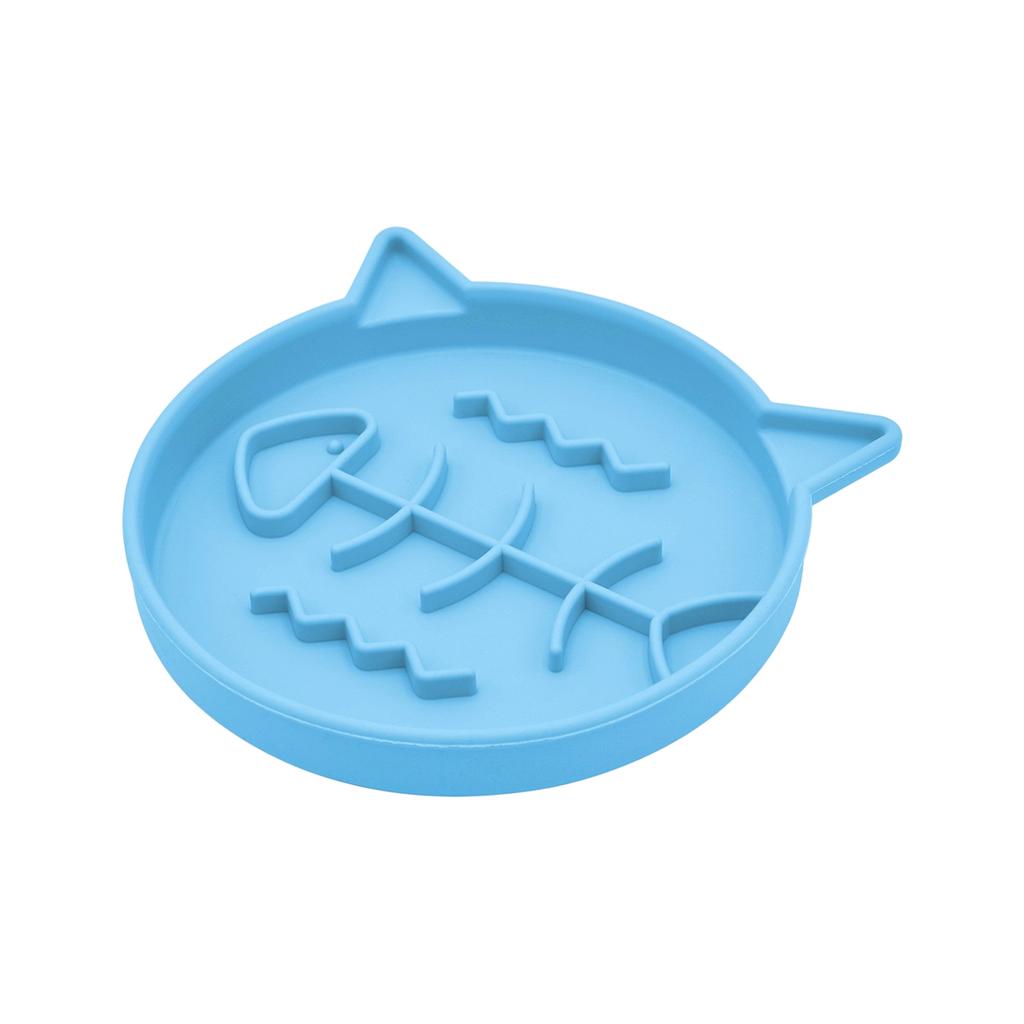 Pet Slow Food Bowl With Silicone Tape Suction Cup, Dog Licking Plate, Circular  Pet Meal Bowl,  And Dog Universal Slow Food Plate