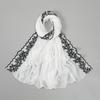 Butterfly Embroidery Hijab Scarf for Woman Muslim Long Shawl Islam Turban Headscarf
