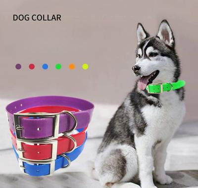 Dog Pet Collars Waterproof Deodorant Resistant Dirt Easy Cean Collars 10 Colors Pet Products