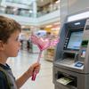 Credit Card Wand 3D Printed Tap to Pay Wand Heart with Wings Wand Contactless Payment Card Holder Gift for Kids