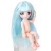 Human Girls Body Figure Model 16-17cm Movable Joints Figure Models for Children Early Learning Toys