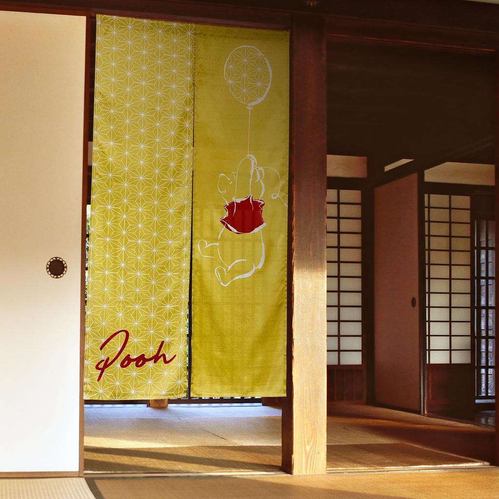 Stylish Noren Room Privacy Japanese Japanese Disney Disney Mickey Winnie the Mickey Winnie the 85x150cm Small Pattern Curtain, Divider, Curtain,