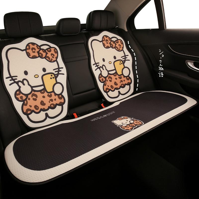 Hello Kitty Car Seat Cover Anti Slip Soft Seat Cushion Auto Chair Protector Pad Universal for Sedan Suv Pick-up Truck