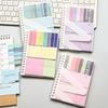 Set de Post-its Kawaii Extensible Amovible Bloc-notes Étudiant Indispensable Fournitures de Planificateur d'Études Accessoires de Bullet Journal