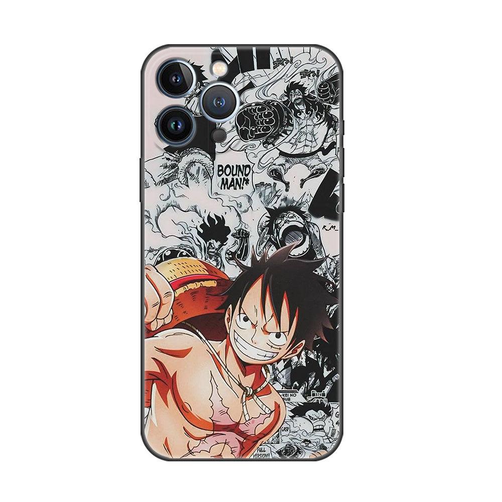 

Подходит для iPhone16, чехол для мобильного телефона Trendy Man New ONE PIECE Cartoon Animation Luffy Sauron, чехол для мобильного телефона iPhone13