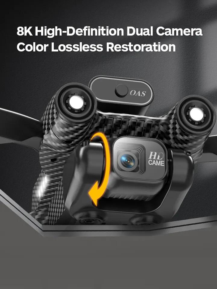 2023 New A13 4K Dual Camera Mini Drone 100m Optical Flow Foldable Wifi Obstacle Avoidance Brushless Motor Dron Quadcopter Toy