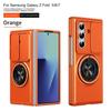 Case For Samsung Galaxy Z Fold7 Magnetic Stand Case Sliding Window Full Camera Protection Shockproof Cover