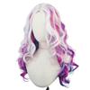 Colorful Gradient Long Curly Hair Synthetic Wig Middle Part Anime Style for Women Party Costume Gift - Four Styles Available