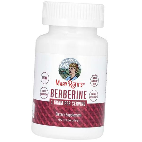 

Берберин гидрохлорид, Berberine, MaryRuth s 60капс (72685001) 60caps