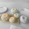 Moule Bougie Fleur de Chrysanthème en Silicone pour Diffuseur en Plâtre Fabrication de Savon Moule Flexible pour Artisanat Fait Maison et Décoration Intérieure